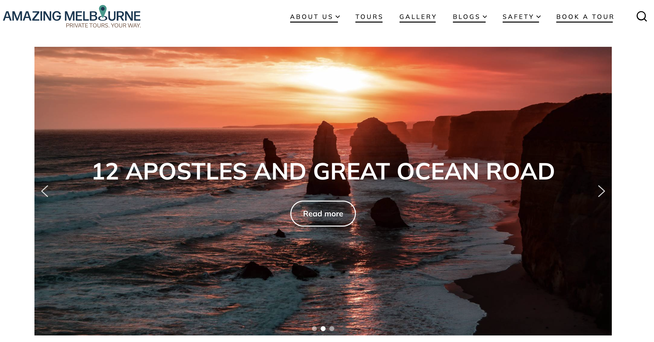 amazingmelbournetours website
